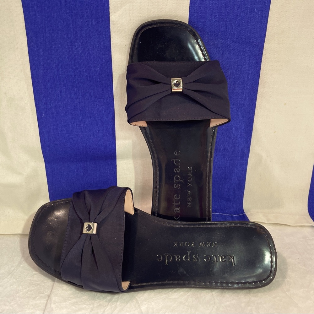 Kate Spade ♠️ New York. Sadie Sandals Blue Blazer 7B